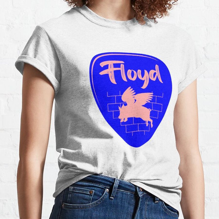 Flying Pig Guitar Pick Classic T-Shirt