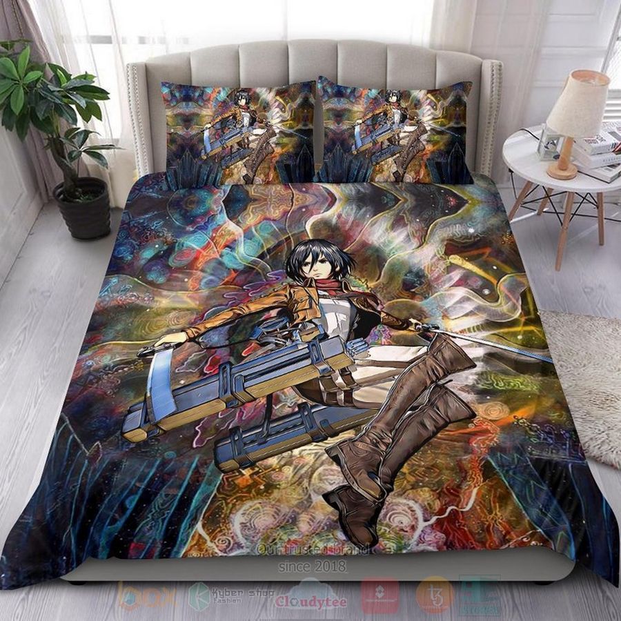 Focused Mikasa Attack On Titan Bedding Set – LIMITED EDITION