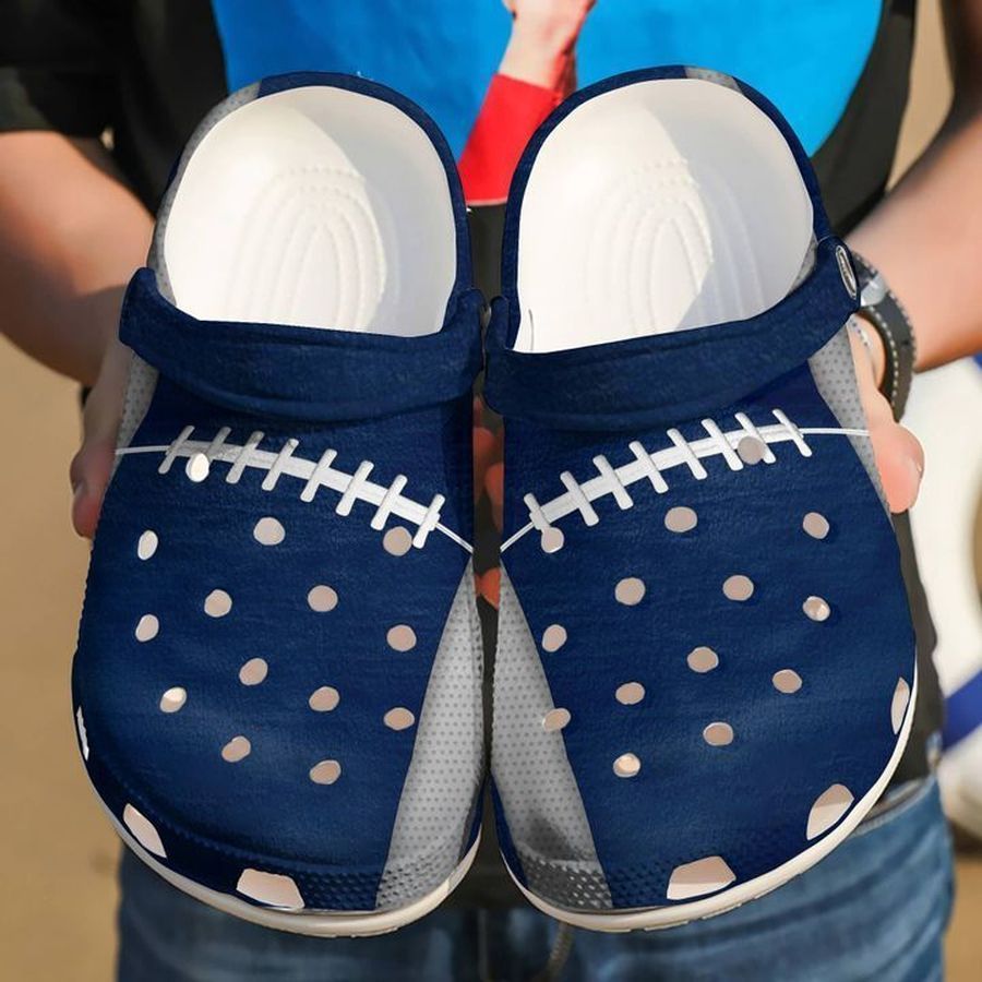 Football Lover Sku 1071 Crocs Clog Shoes