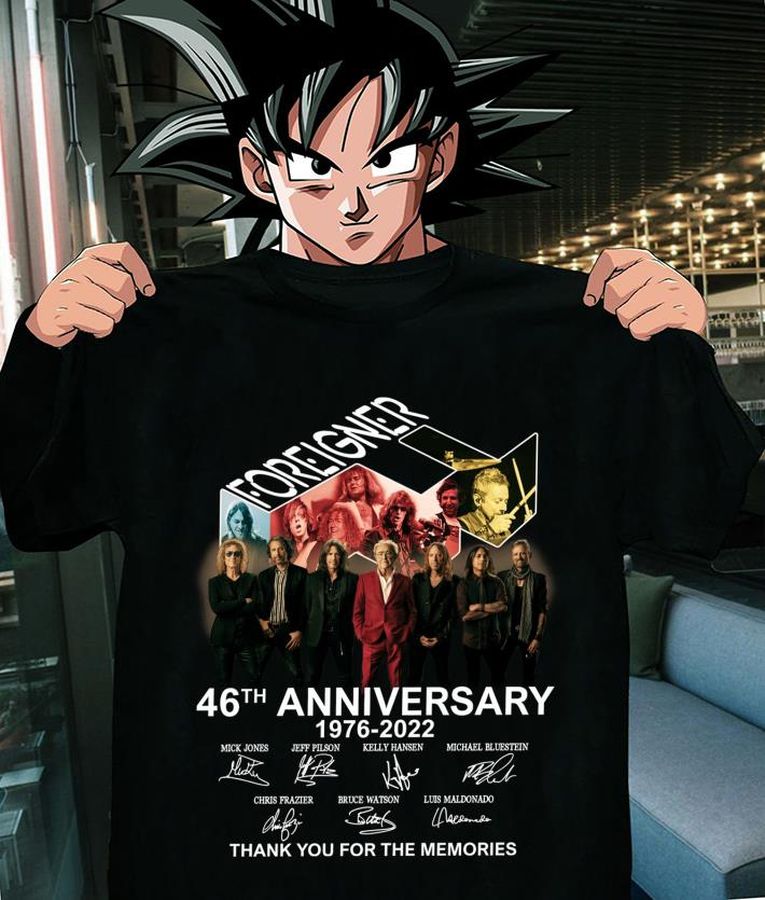 Foreigner Band 46th Years Anniversary Shirt