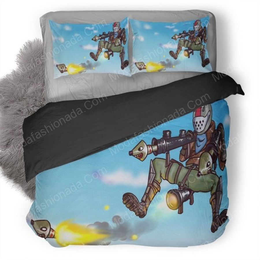 Fortnite Rust Lord Rocket Launcher Battle Royale Game 16 Bedding Sets