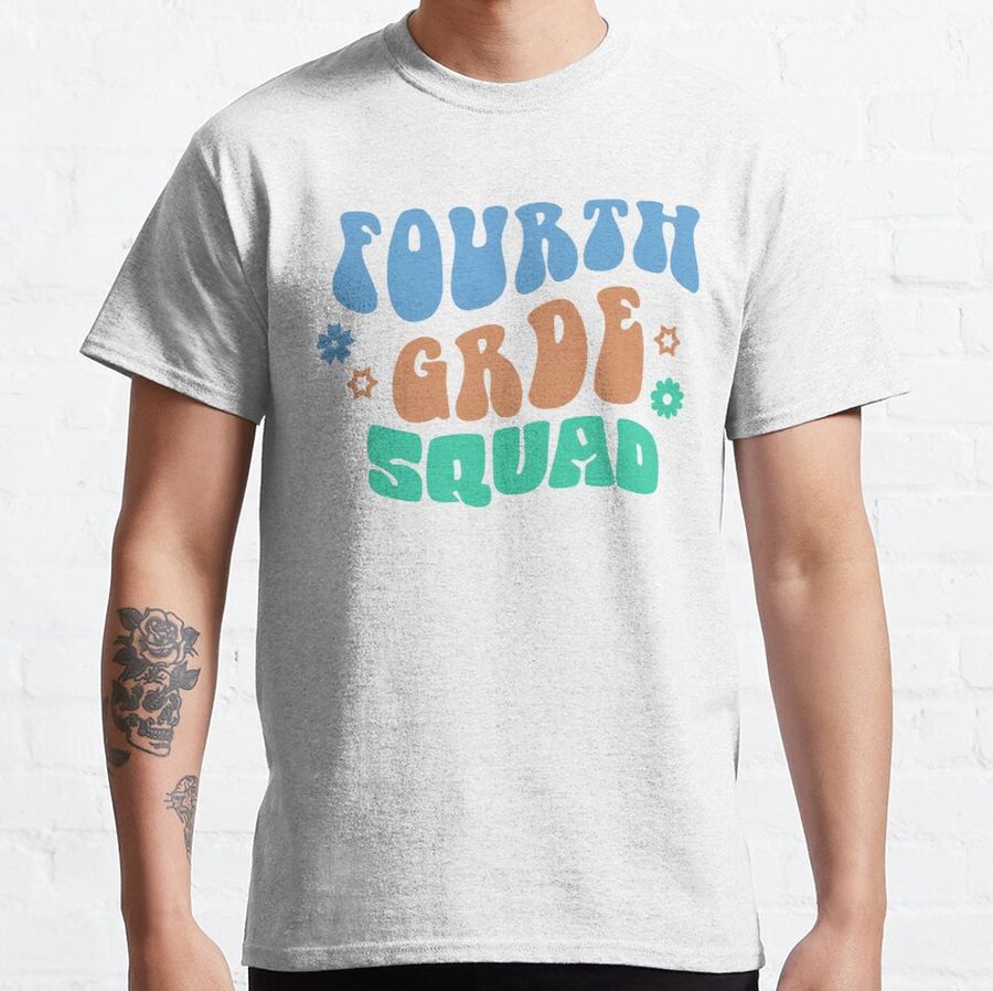 Fourth Grade Squad Girl Classic T-Shirt