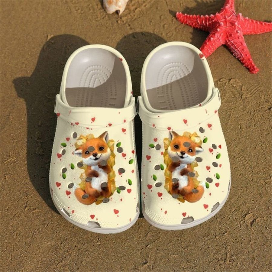 Fox Lovely Sku 1105 Crocs Clog Shoes
