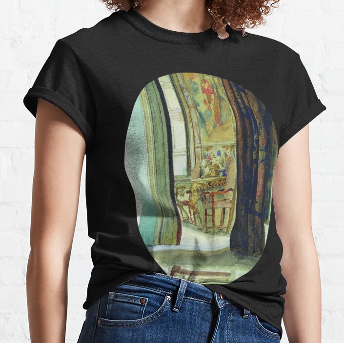 Fragment of the interior by Bronnikov Fyodor Remastered Classic T-Shirt
