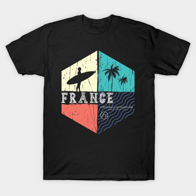 France surfing T-shirt, Hoodie, SweatShirt, Long Sleeve