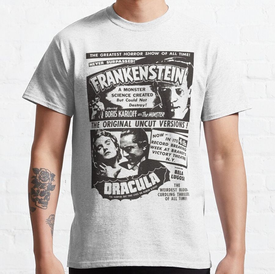 Franklenstein Dracula Classic T-Shirt
