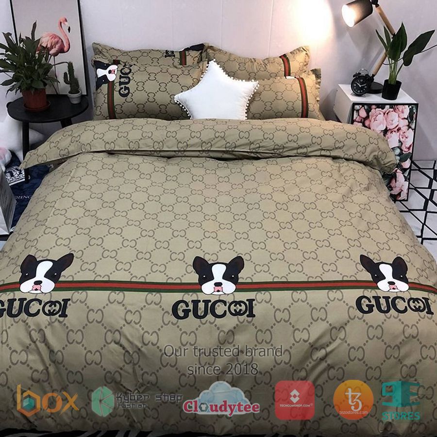 French Bulldog Gucci pattern Bedding Set – LIMITED EDITION