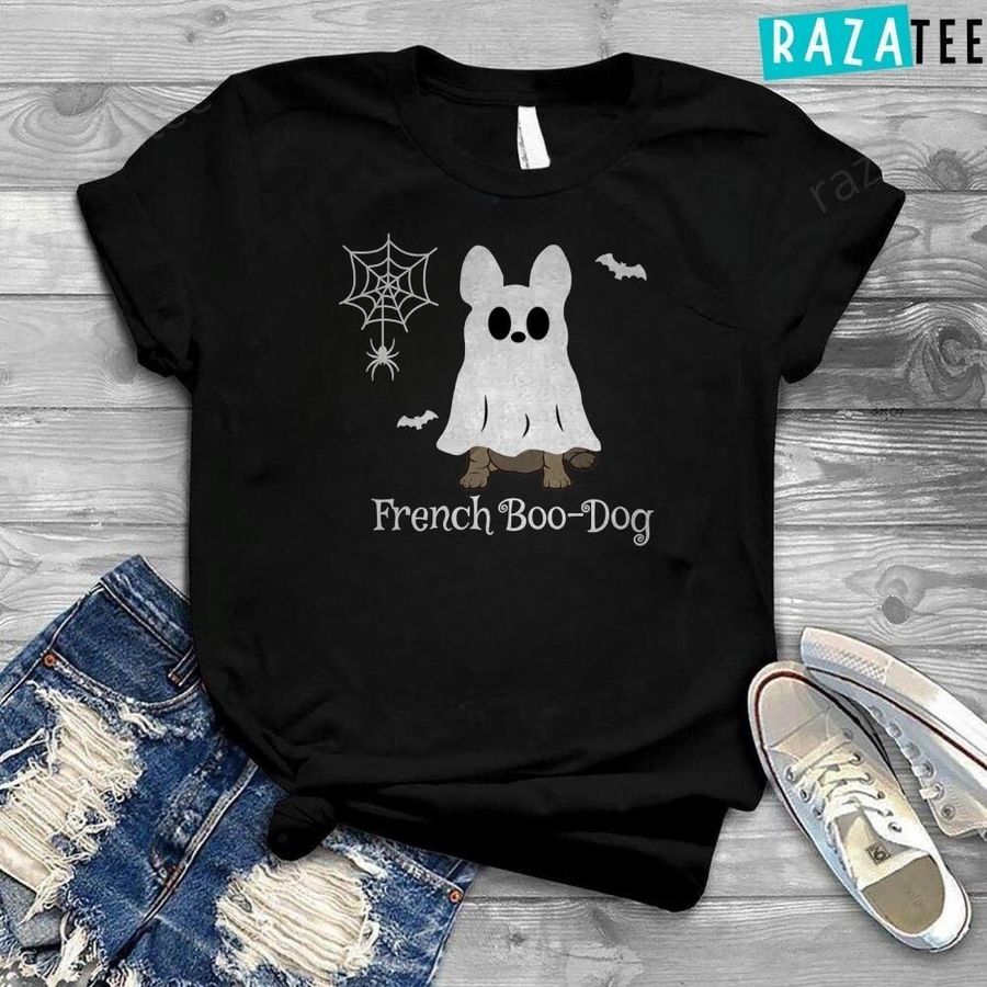 French Bulldog Halloween French Boo-Dog Dog Gift Tee T-Shirt French Bulldog Halloween Shirt