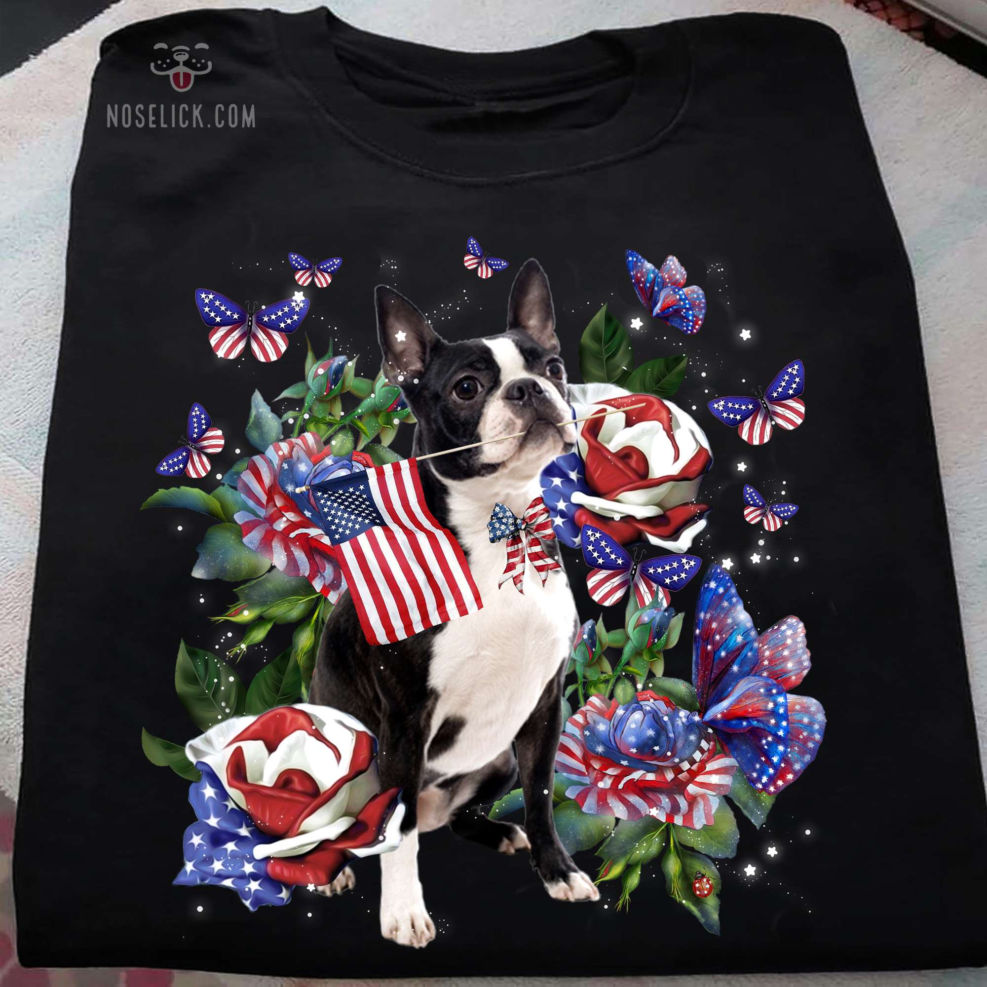 Frenchie dog – America independence day, dog lover