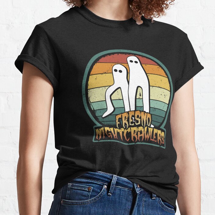 Fresno Nightcrawlers - Retro Cryptid Gift Classic T-Shirt
