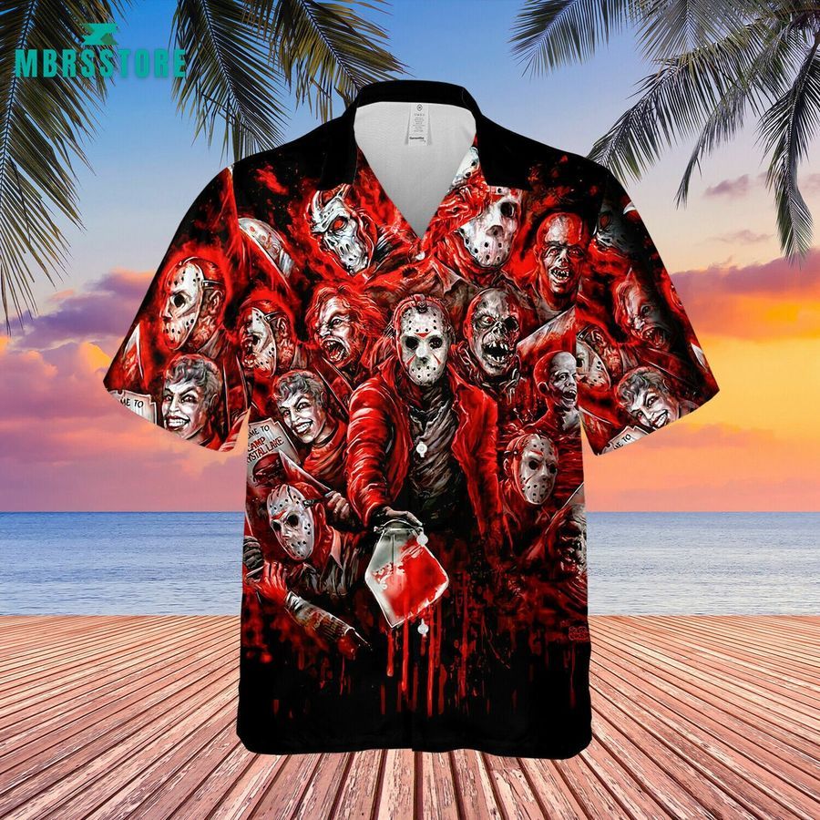 Friday 13th Jason Voorhees Horror Unisex Hawaiian Shirt