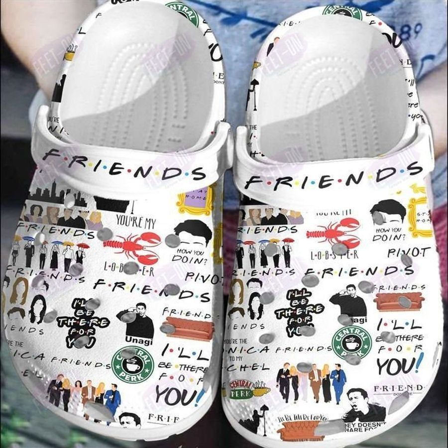 Friends Movie Fan Rubber Crocs Crocband Clogs, Comfy Footwear