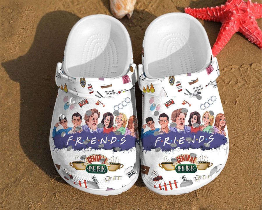 Friends Stickers Pattern Birthday Gift Classic Crocs Clog Shoes