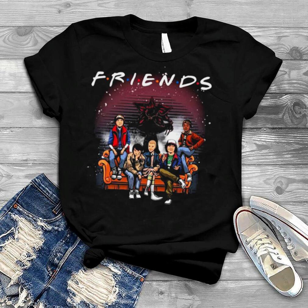 Friends Stranger Things Characters Tv Show Shirt