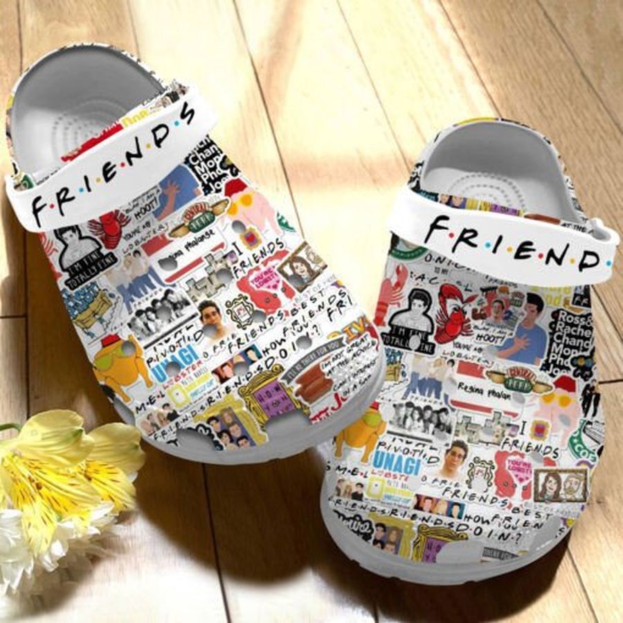 Friends Tv Series Crocs Crocband Clog Comfortable Water Shoes