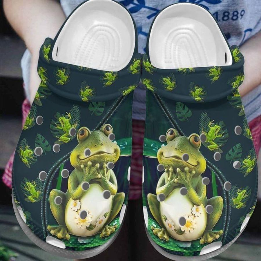 Frog Princess Gift For Lover Crocs Crocband Clog Comfortable Water Shoes