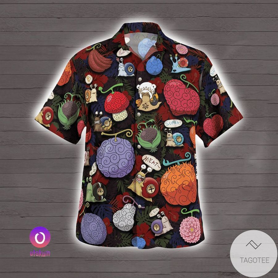 Fruit Devil 038; Den Den Mushi One Piece Hawaiian Shirt
