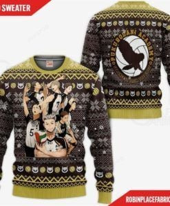 Fukurodani Haikyuu Ugly Christmas Sweater All Over Print Sweatshirt Ugly