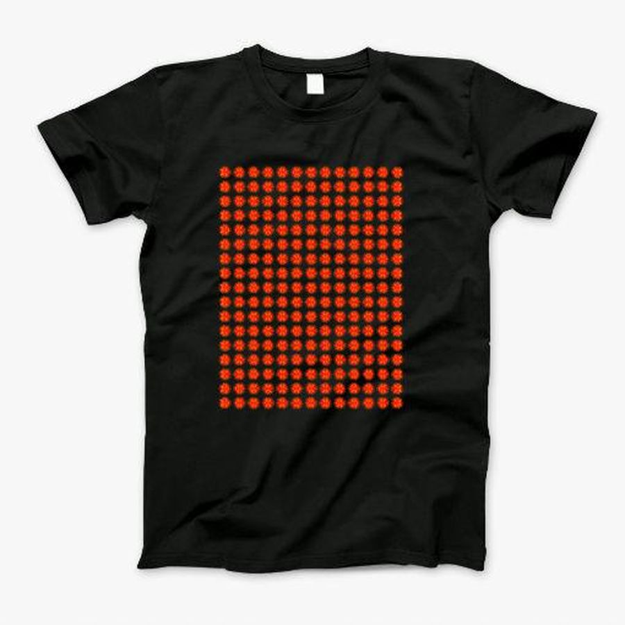 Funky Red And Orange Pattern T-Shirt, Tshirt, Hoodie, Sweatshirt, Long Sleeve, Youth, funny shirts, gift shirts, Graphic Tee