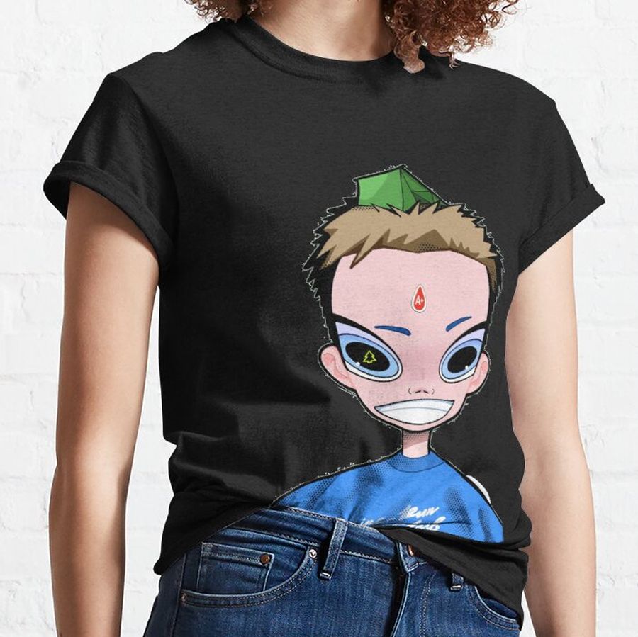 Funny artwork Face big eyes smaile  Classic T-Shirt