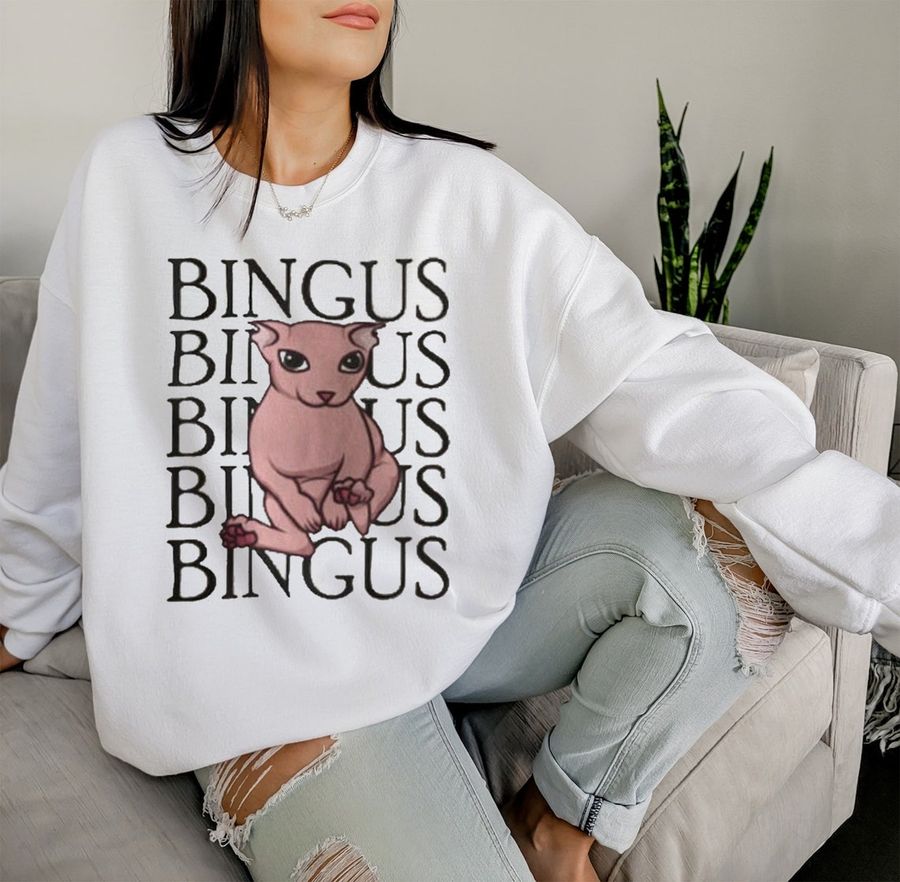 Funny Bingus Cat Shirt, Sweatshirt, Weird Thrift Bingus Shirt, Funny Shirt, Funny Bingus Cat, Bald Bingus My Beloved Hairless Sphinx Cat