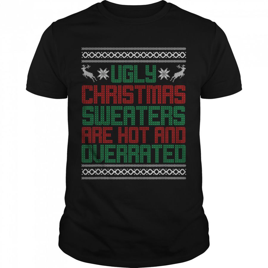 Funny Christmas Shirt for Ugly Sweater Party Men Women Kids B07PL74FLB