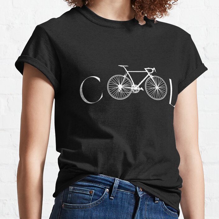 Funny Cool bicycle Design, Cycling Design , For Cyclist Classic T-Shirt
