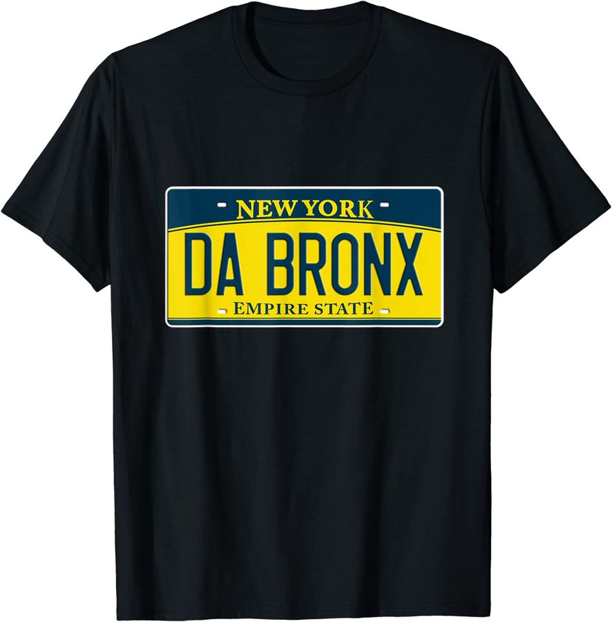 Funny Da Bronx New York NY Neighborhood License Plate