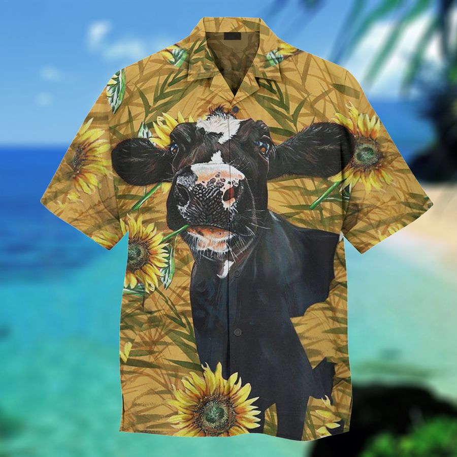 Funny Dairy Cow Hawaiian Shirt Pre11408, Hawaiian shirt, beach shorts, One-Piece Swimsuit, Polo shirt, funny shirts, gift shirts, Graphic Tee