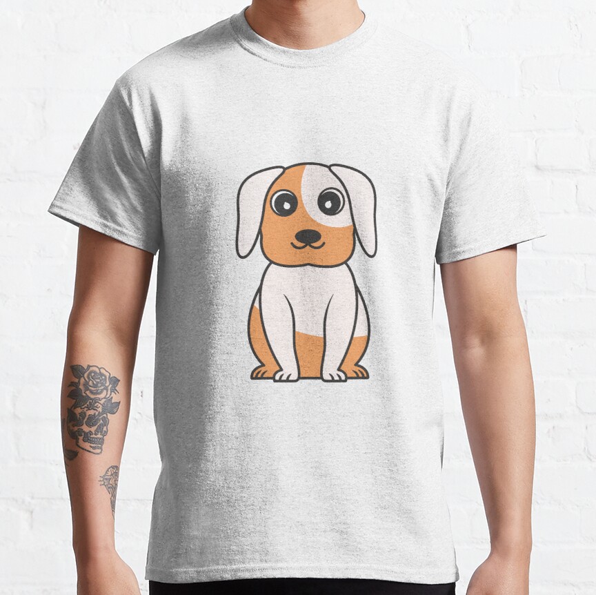 funny dog cartoon Classic T-Shirt