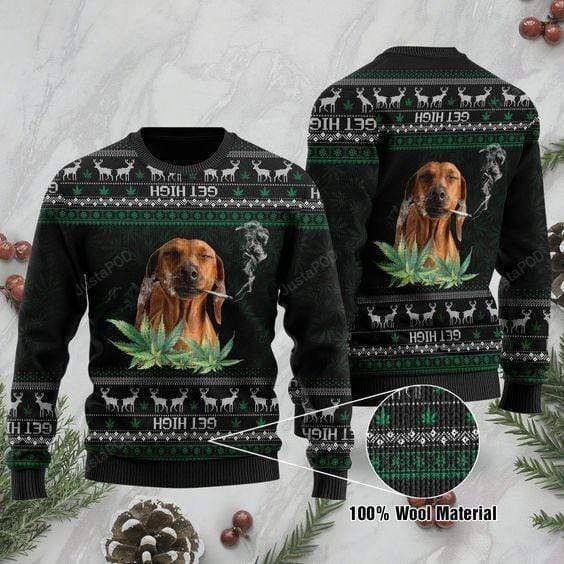 Funny Dog Ugly Christmas Sweater All Over Print Sweatshirt Ugly