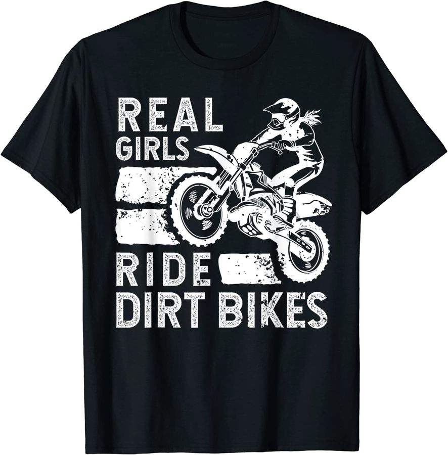 Funny Girl Dirt Bike Art For Women Sport Motor Bike Riding_1