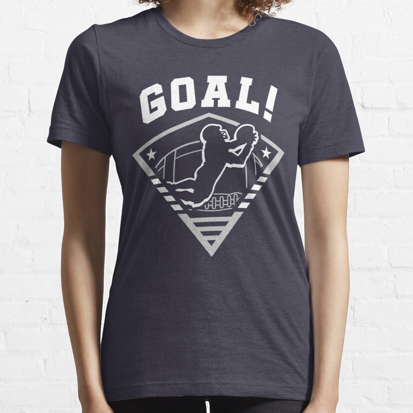 Funny Goal! Receiver Catching A Touchdown Homer Sports Fan Shirt Gear Essential T-Shirt