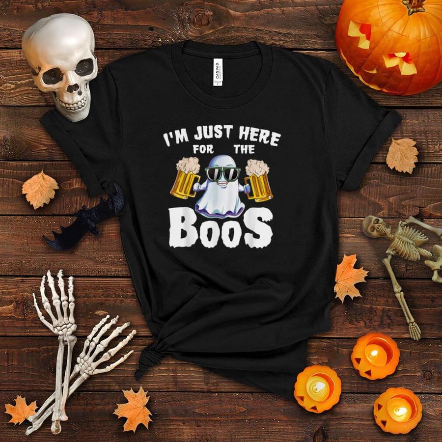 Funny Halloween Tee I'm just here for the boos costume gifts T Shirt