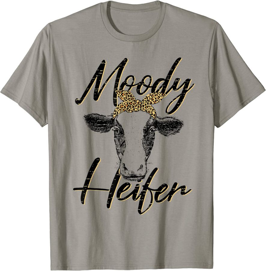 Funny Heifer Retro Bandana Moody Heifer Farmer Cow Lovers