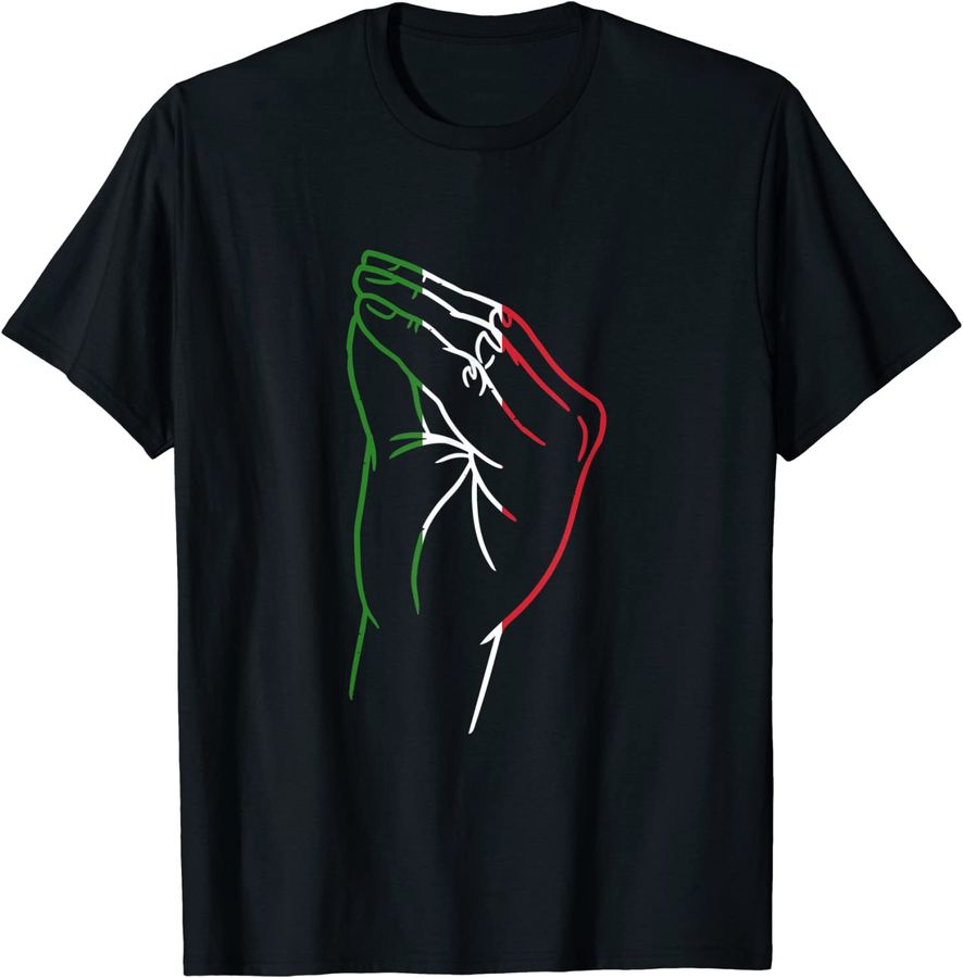 Funny Italian Hand Gesture Italian Flag Italy Italia