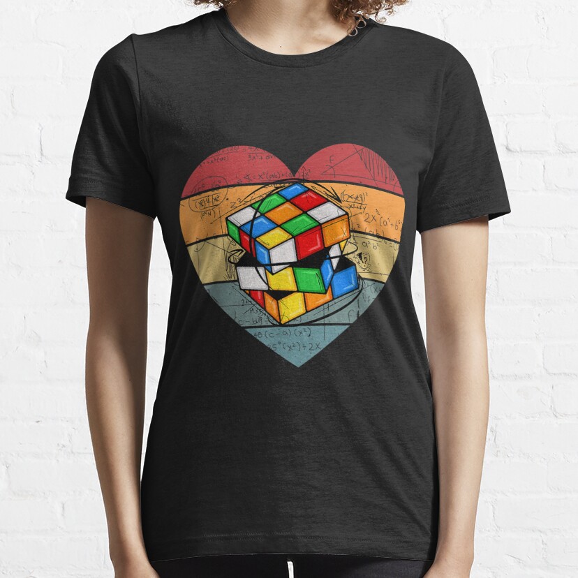 Funny Math Speed Cubing Puzzle lover Cube Essential T-Shirt