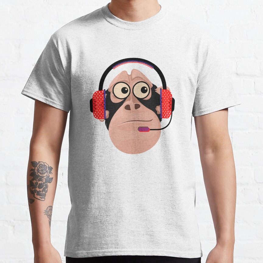 Funny Monkey face big eyes Classic T-Shirt