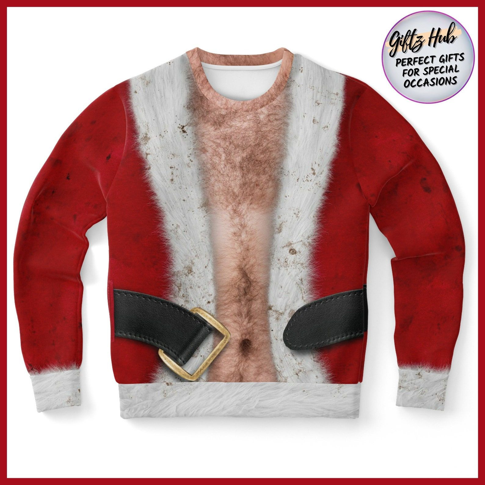 Funny Santa Clause For Unisex Ugly Christmas Sweater All Over