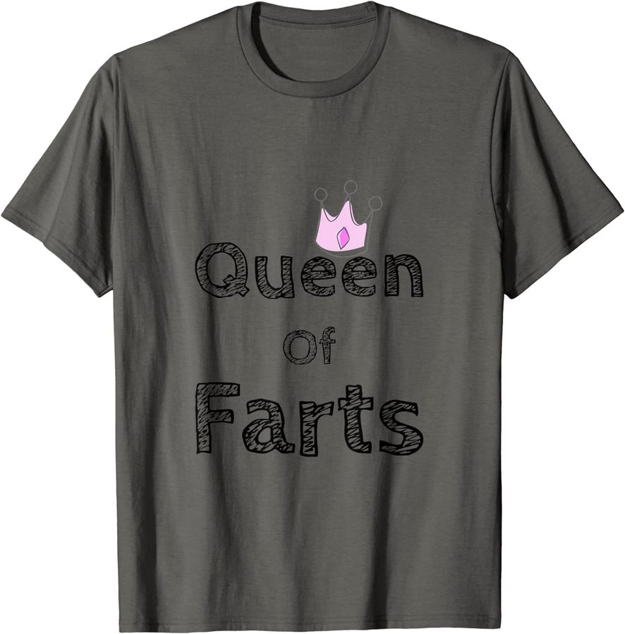 Funny Shirts Co Queen of Farts T-Shirt
