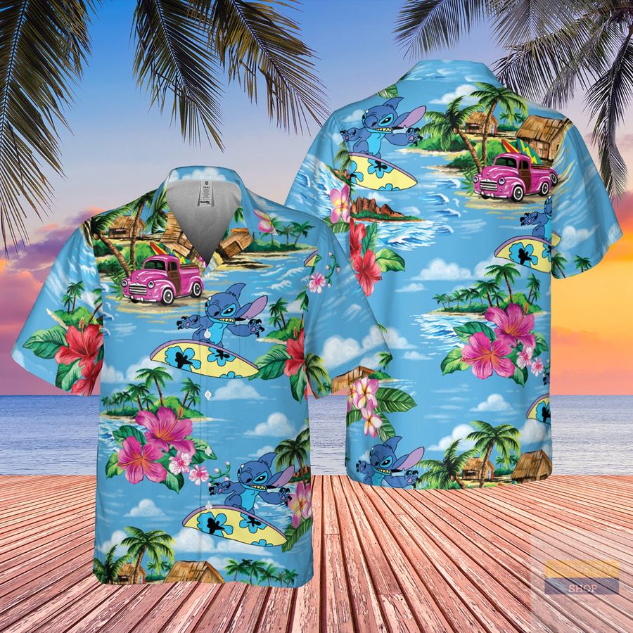 Funny Stitch Hawaii Hot Summer Shirt, Funny Stitch Hawaii Beach Shirt