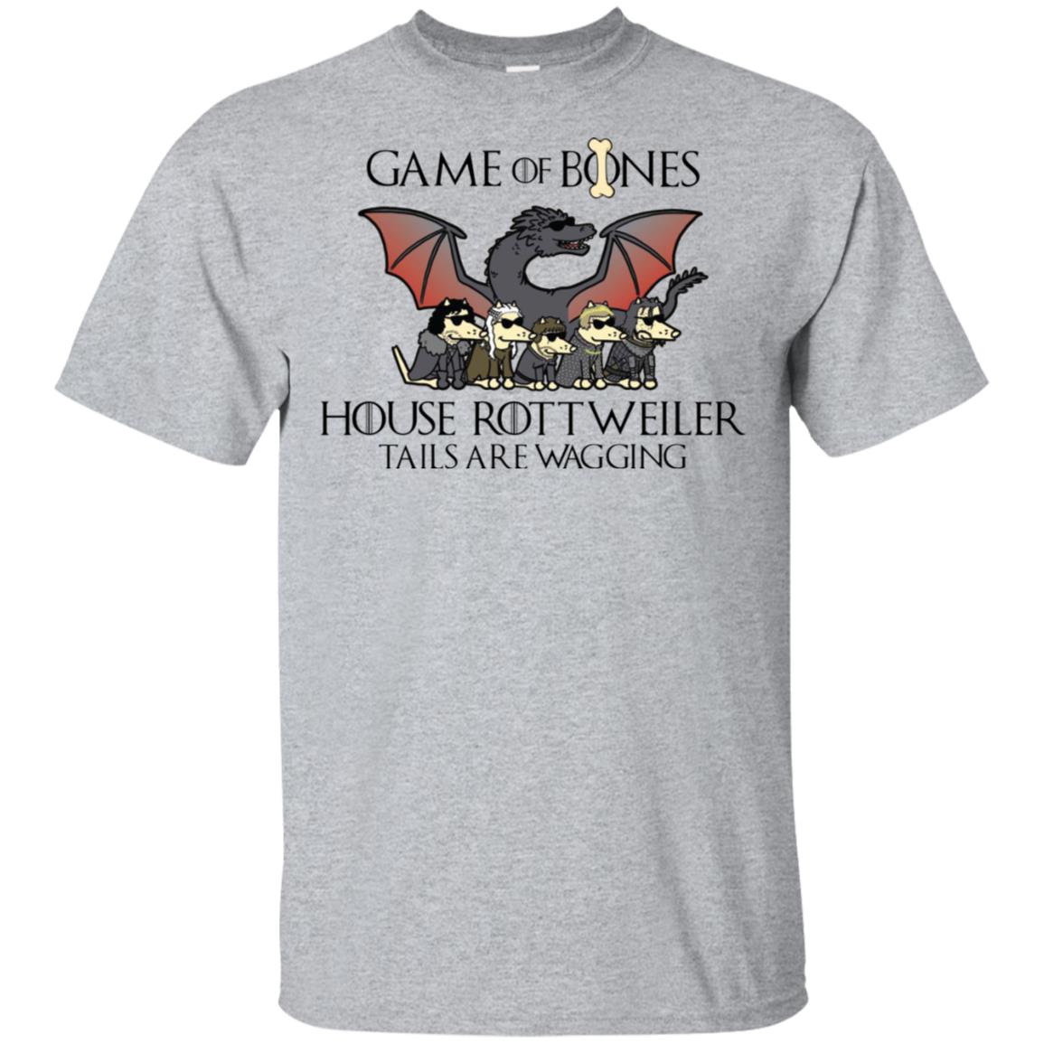 Game Of Bones House Rottweiler Tails Are Wagging Shirt, Hoodie