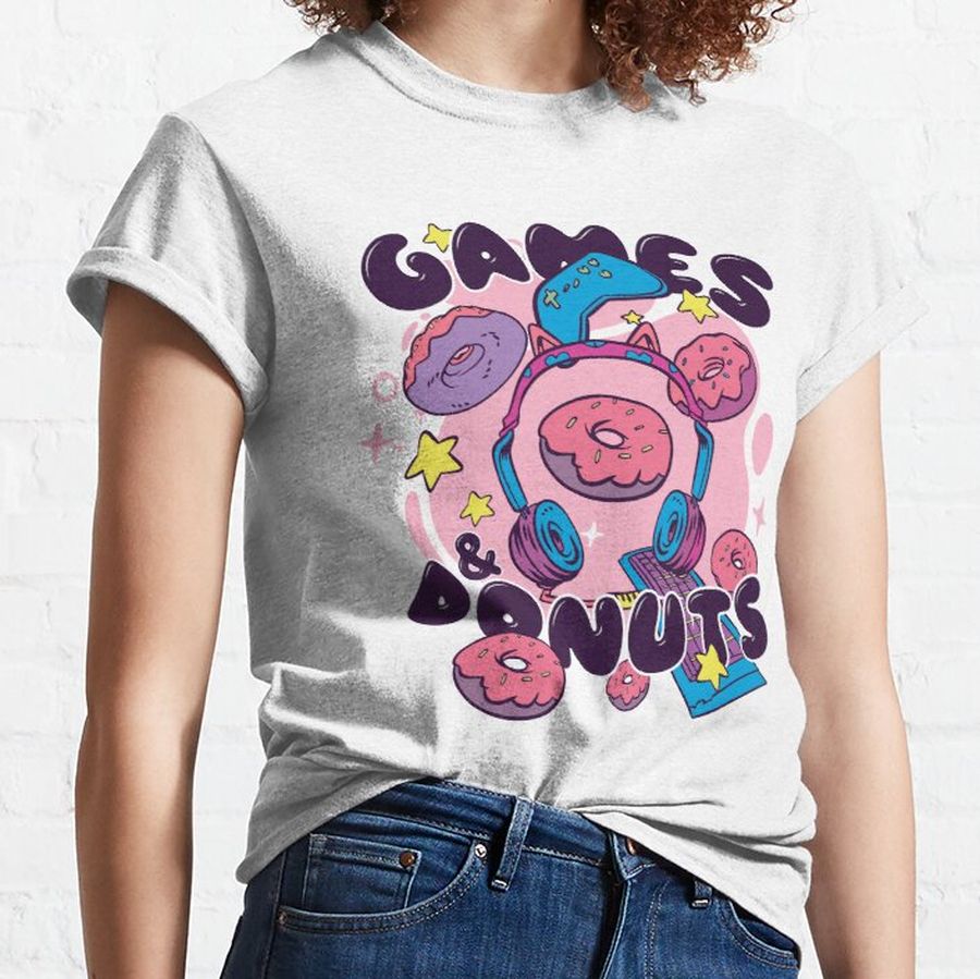 Games and donuts Classic T-Shirt