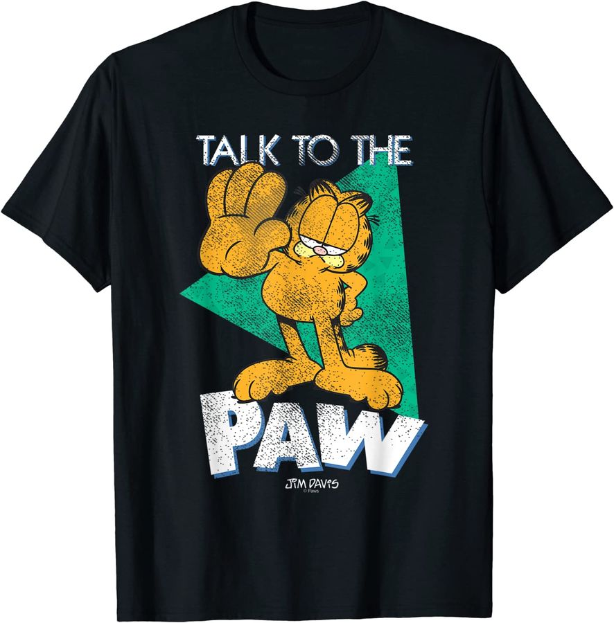 Garfield Distressed Talk To The Paw_1