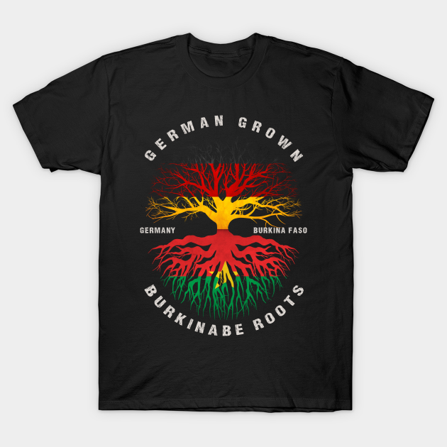 German Grown Burkinabe Roots Burkina Faso Flag Germany Flag Premium T-shirt, Hoodie, SweatShirt, Long Sleeve