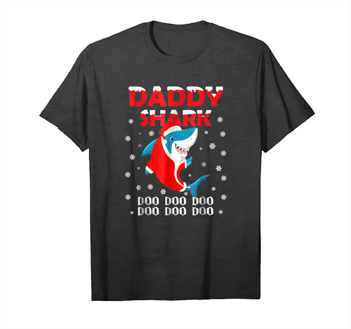 Get Daddy Shark Doo Doo Christmas Shirt For Family Pajamas Unisex T-Shirt