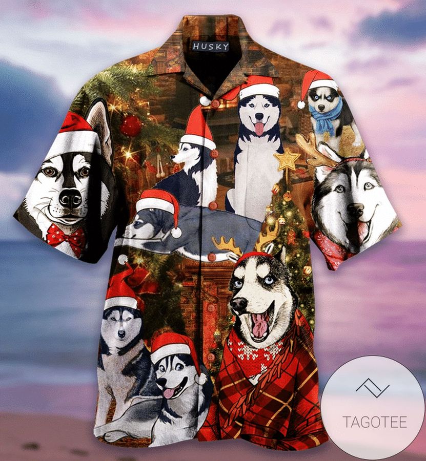 Get Here Christmas With Husky Authentic Hawaiian Shirt 2022