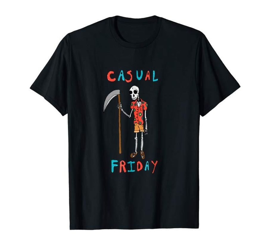 Get Now Casual Friday Funny Death Grim Reaper Hawaiian Shirt Comedy