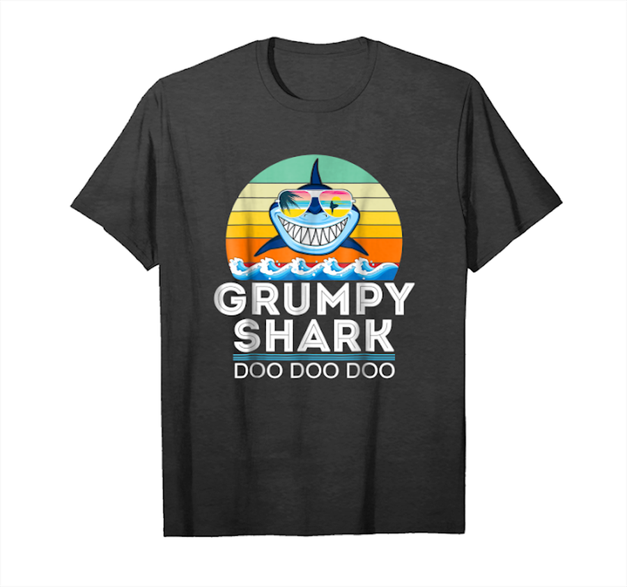 Get Now Grumpy Shark Doo Doo Doo T Shirt Christmas Gifts Tee Unisex T-Shirt.png