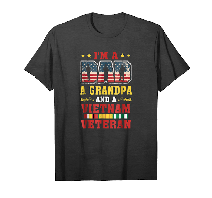 Get Now Mens Dad Grandpa Vietnam Veteran T Shirt Gift For Grandpa Veteran Unisex T-Shirt